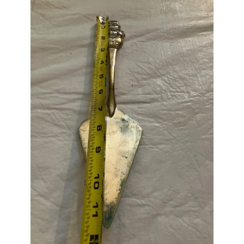 International Silver Company Silverplated Snowman Cake Server Pie Server Holiday